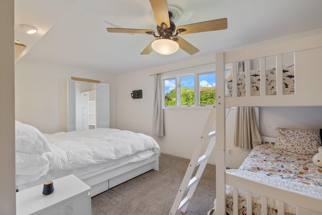 1412 11th St S, Virginia, MN 55792 - bedroom featuring carpet and ceiling fan