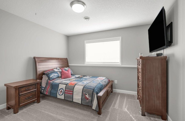 5201 Ramier Ave NE, Otsego, MN 55374 - bedroom featuring light carpet, baseboards, and a textured ceiling