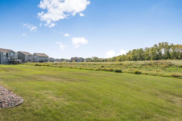 5201 Ramier Ave NE, Otsego, MN 55374 - view of green lawn featuring a residential view