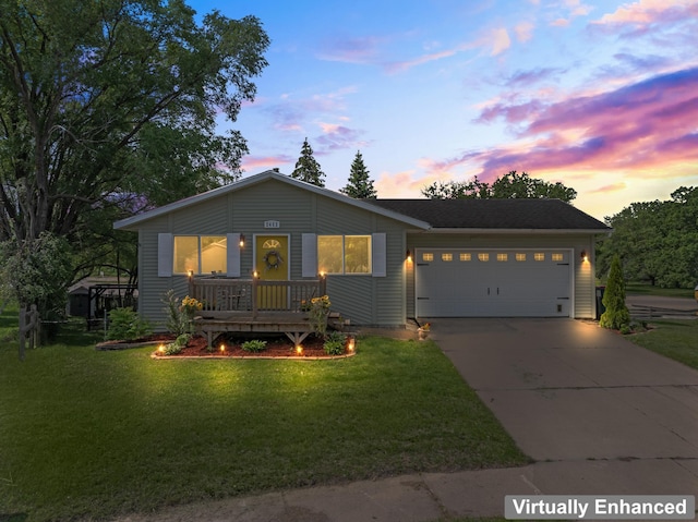 2452 Parkview Ln SE, Rochester, MN 55904 - view of front of property featuring an attached garage, a front yard, and driveway