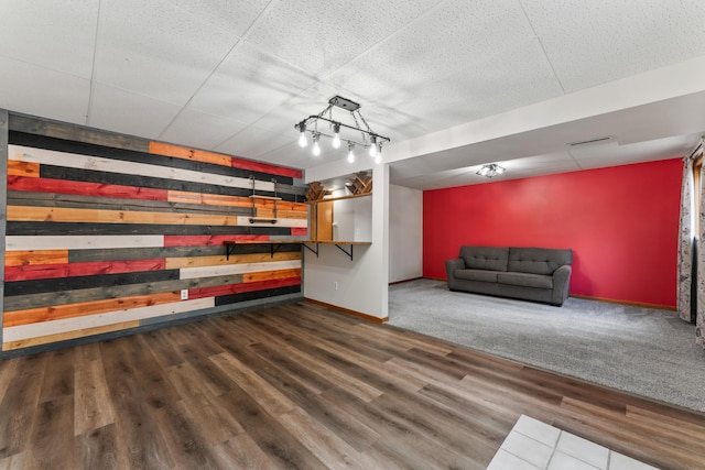 2452 Parkview Ln SE, Rochester, MN 55904 - finished below grade area with wood finished floors and baseboards