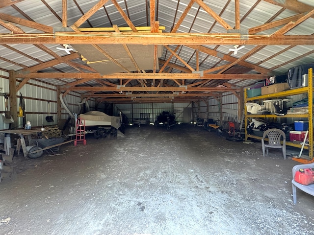 38634 241st St, Aitkin, MN 56431 - garage featuring metal wall