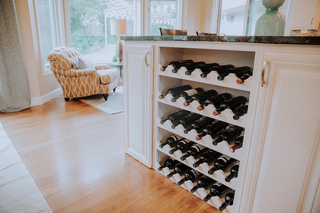 1509 Haller Ct S, Maplewood, MN 55119 - wine cellar with light wood-style floors and baseboards