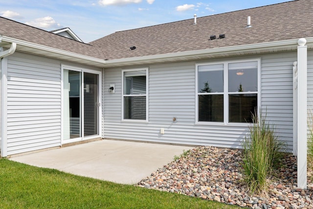 1250 Naser Way, New Richmond, WI 54017 - rear view of property featuring a patio and a shingled roof