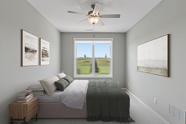 1250 Naser Way, New Richmond, WI 54017 - bedroom featuring carpet flooring and a ceiling fan
