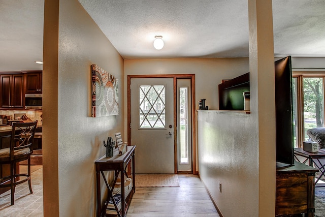 305 Birch Briar Ln, Park Rapids, MN 56470 - entrance foyer featuring a textured wall and a textured ceiling