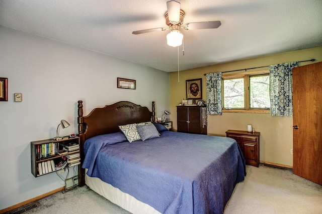 305 Birch Briar Ln, Park Rapids, MN 56470 - bedroom with light carpet and ceiling fan