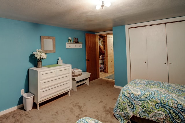 305 Birch Briar Ln, Park Rapids, MN 56470 - bedroom with light colored carpet and a textured ceiling