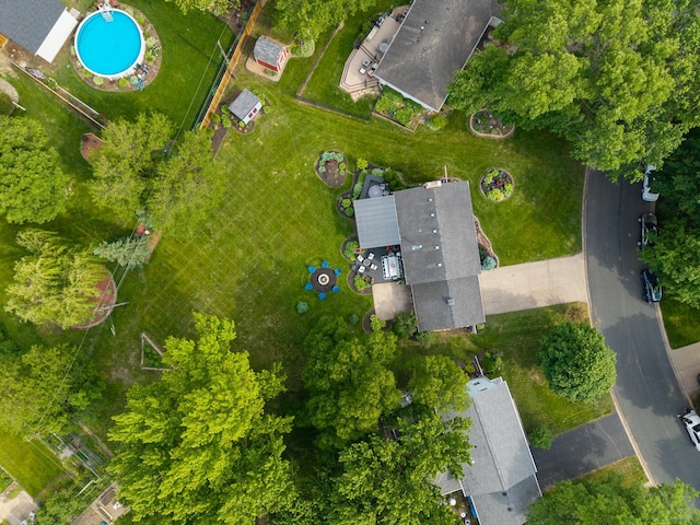 3940 Virginia Ave N, New Hope, MN 55427 - bird's eye view of a pool
