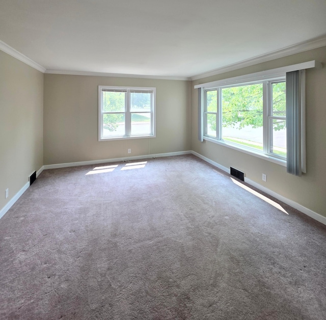 2512 7th Ave E, Hibbing, MN 55746 - empty room featuring crown molding and carpet