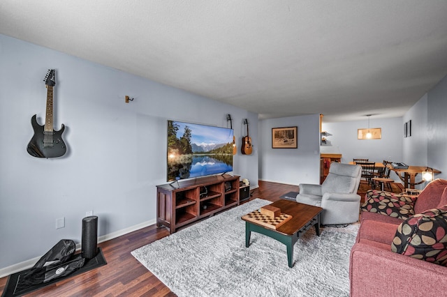 1901 Emerson Ave S Unit 303, Minneapolis, MN 55403 - living room with wood finished floors and baseboards