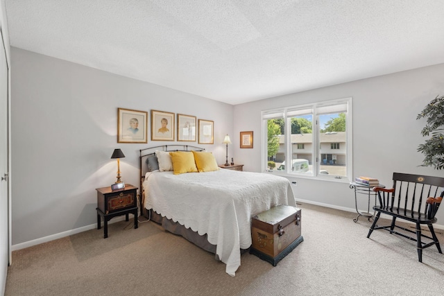 6368 Pheasant Ct, Edina, MN 55436 - carpeted bedroom with a textured ceiling and baseboards