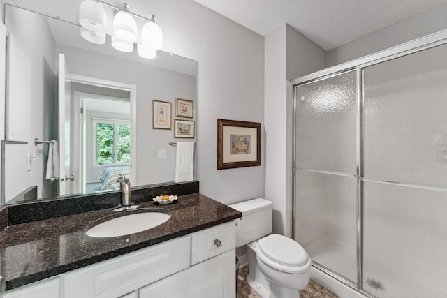6368 Pheasant Ct, Edina, MN 55436 - full bath featuring a shower stall, vanity, and toilet