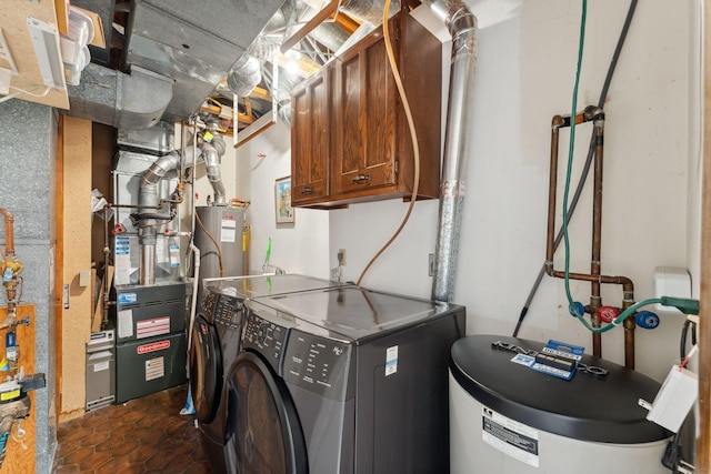 6368 Pheasant Ct, Edina, MN 55436 - laundry room with washer and clothes dryer and cabinet space
