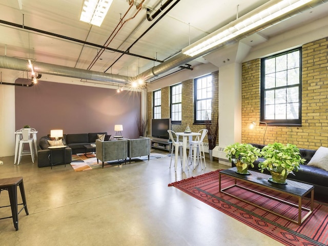 730 Stinson Blvd Unit 106, Minneapolis, MN 55413 - building lobby with brick wall and a towering ceiling