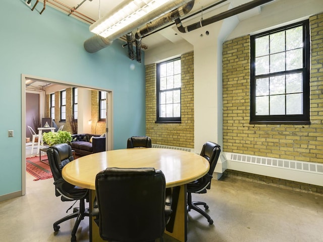 730 Stinson Blvd Unit 106, Minneapolis, MN 55413 - office space with brick wall, healthy amount of natural light, and concrete floors