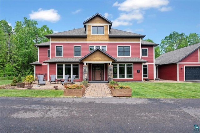 1753 Old N Shore Rd, Duluth Twp, MN 55804 - view of front of property with a front lawn