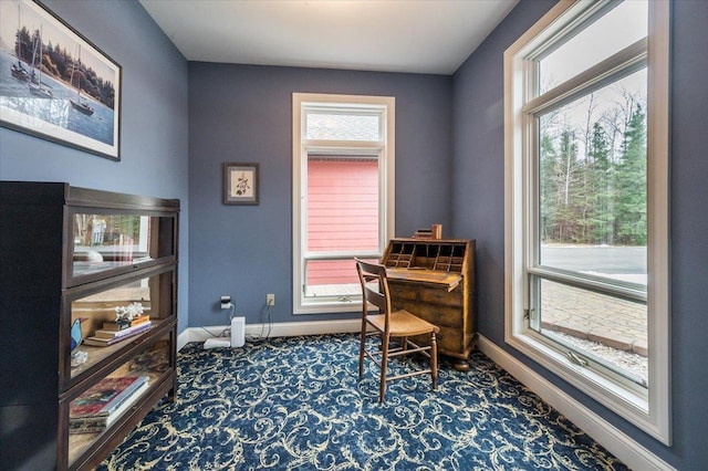 1753 Old N Shore Rd, Duluth Twp, MN 55804 - carpeted office with baseboards