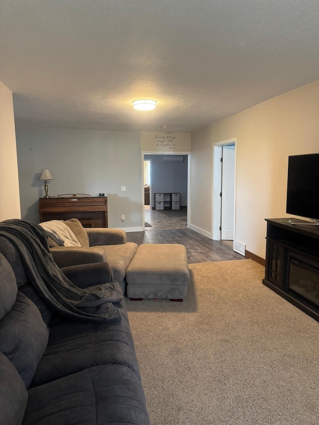 2977 State Highway 68, Marshall, MN 56258 - living room with dark carpet and baseboards