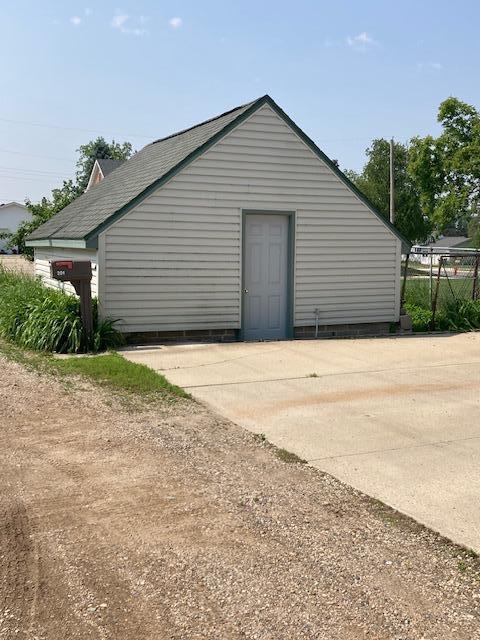 201 Cherry St, Lowry, MN 56349 - view of garage