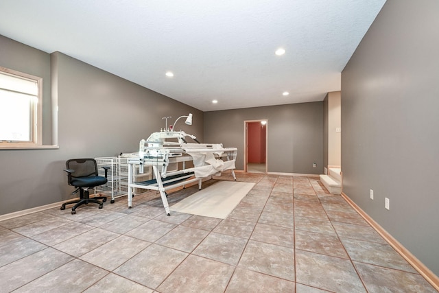 14802 Margaret Pl, Minnetonka, MN 55345 - bedroom with tile patterned floors and recessed lighting