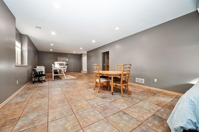 14802 Margaret Pl, Minnetonka, MN 55345 - dining area with recessed lighting and light tile patterned flooring