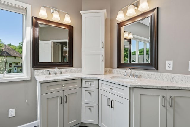 8155 134th St W, Apple Valley, MN 55124 - full bathroom with double vanity