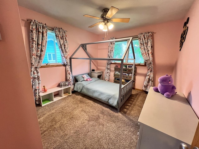 211 5th St NE, Barnesville, MN 56514 - carpeted bedroom with ceiling fan