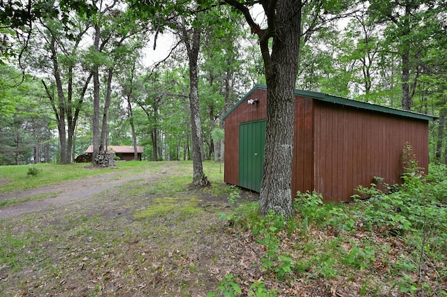 3938 State Road 77, Swiss Twp, WI 54830 - view of yard featuring an outbuilding