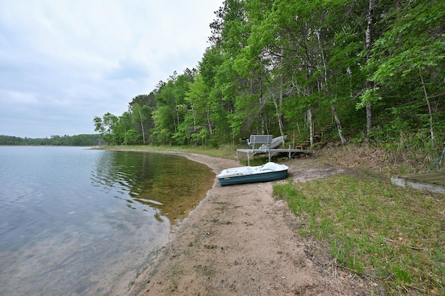 3938 State Road 77, Swiss Twp, WI 54830 - water view featuring a heavily wooded area