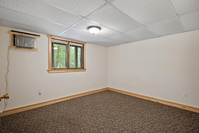 21750 Elk Lake Rd NW, Elk River, MN 55330 - carpeted empty room with a drop ceiling and baseboards