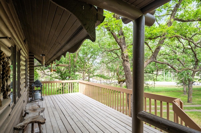 21750 Elk Lake Rd NW, Elk River, MN 55330 - view of wooden deck