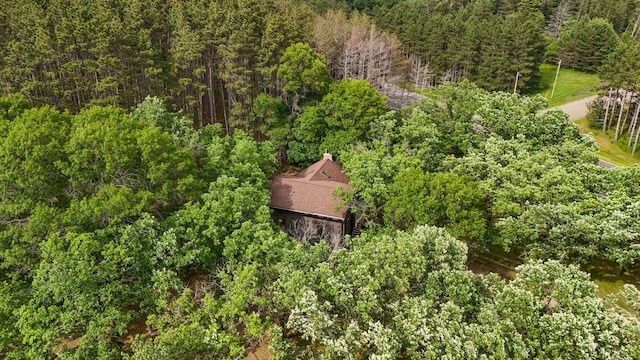 21750 Elk Lake Rd NW, Elk River, MN 55330 - aerial view of property and surrounding area featuring a heavily wooded area