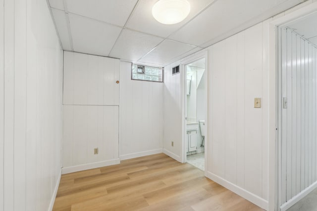 7007 Portland Ave, Richfield, MN 55423 - basement with light wood-type flooring and baseboards