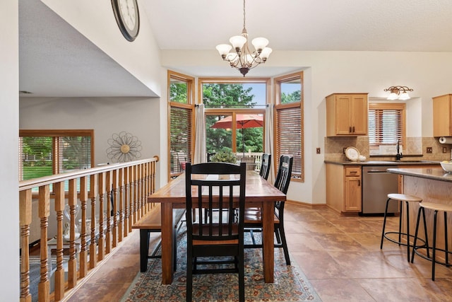989 Coneflower Ct, Eagan, MN 55123 - dining area featuring plenty of natural light and a chandelier