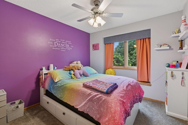 989 Coneflower Ct, Eagan, MN 55123 - carpeted bedroom featuring baseboards and ceiling fan