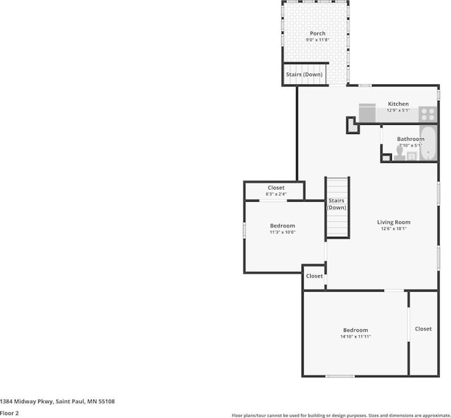 1384 Midway Pkwy, Saint Paul, MN 55108 - room layout