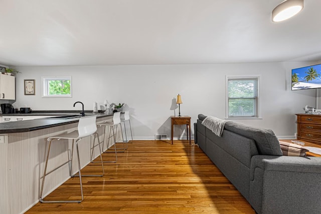 1819 4th Ave, Mankato, MN 56001 - living area with wood finished floors and baseboards