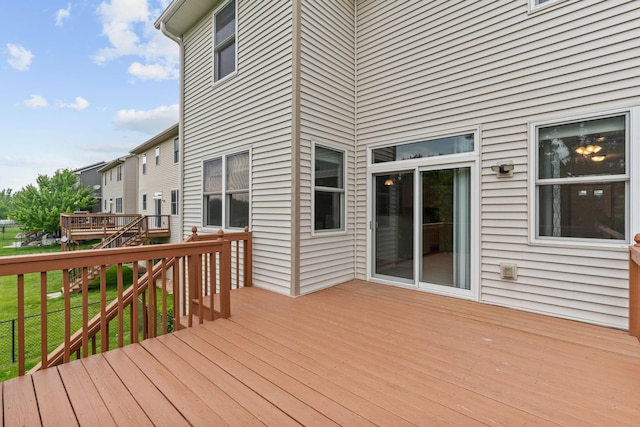 6701 Urbandale Ln N, Maple Grove, MN 55311 - wooden terrace featuring a lawn