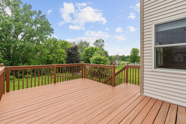 6701 Urbandale Ln N, Maple Grove, MN 55311 - wooden terrace with a yard