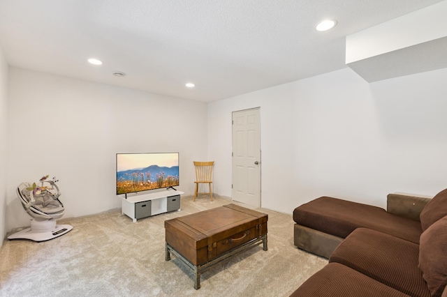 2740 Simons Dr, Chaska, MN 55318 - living room featuring carpet and recessed lighting