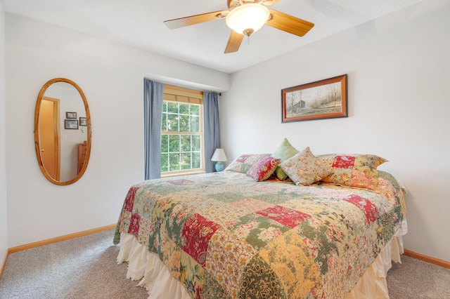13589 Birch Rd, Rogers, MN 55374 - bedroom featuring carpet and a ceiling fan