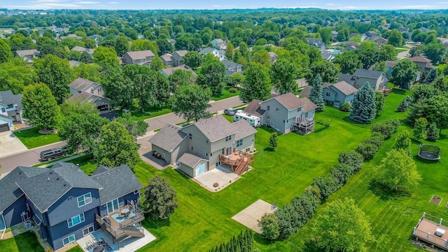 13589 Birch Rd, Rogers, MN 55374 - aerial perspective of suburban area