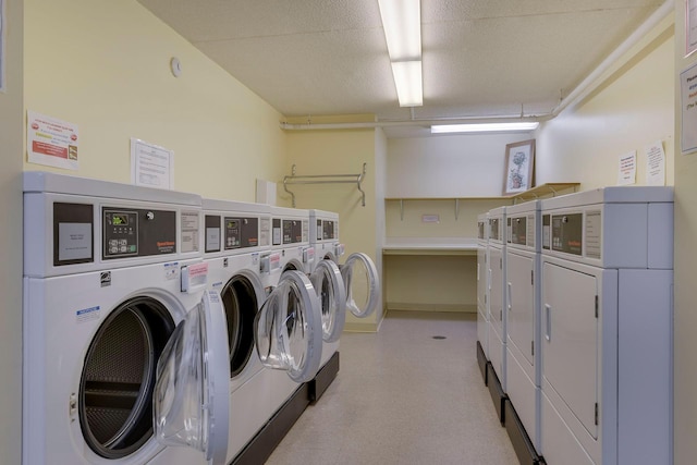 2601 Kenzie Ter Unit 402, Saint Anthony, MN 55418 - community laundry room featuring washing machine and dryer
