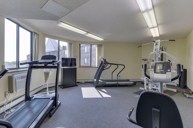 2601 Kenzie Ter Unit 402, Saint Anthony, MN 55418 - exercise area featuring a textured ceiling