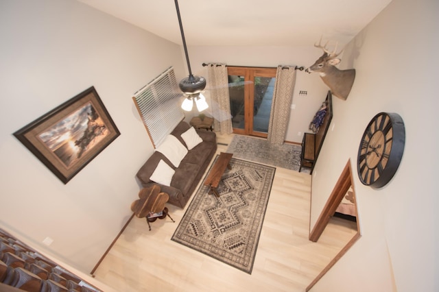 544 Auburn Pl NW Unit H, Elk River, MN 55330 - staircase featuring wood finished floors and lofted ceiling