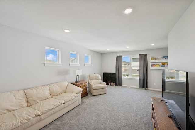 11604 Brayburn Trl, Dayton, MN 55369 - carpeted living area with recessed lighting and baseboards