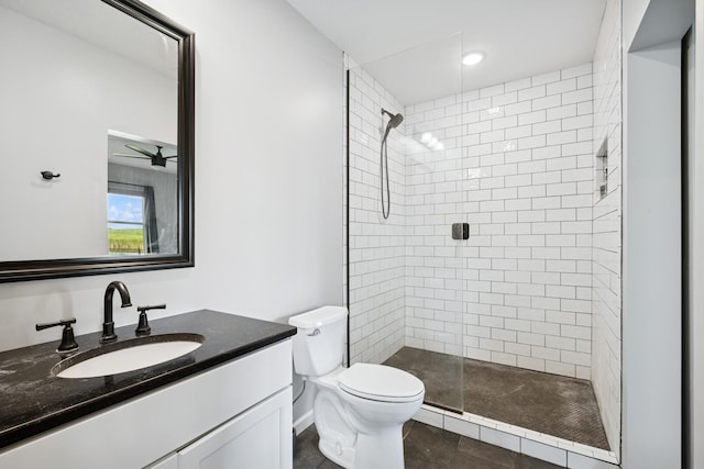11604 Brayburn Trl, Dayton, MN 55369 - full bath featuring a shower stall, vanity, and tile patterned floors