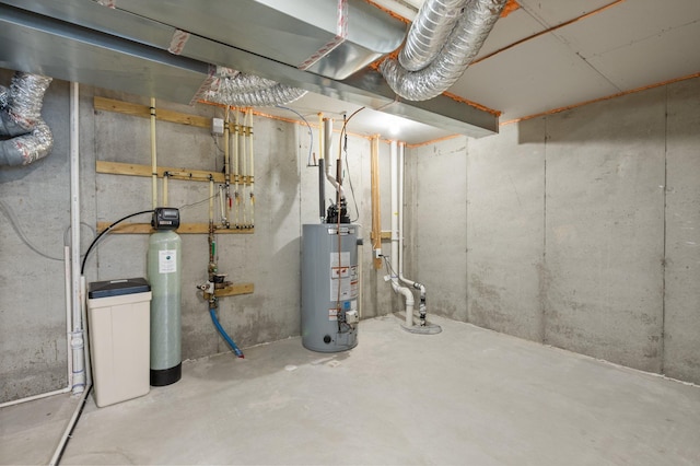 17660 Jett Cir, Prior Lake, MN 55372 - unfinished basement with water heater and a water softener