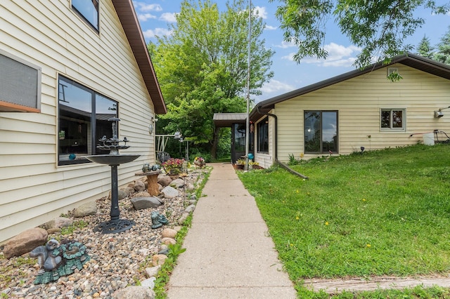 3864 Archie Dr SW, Alexandria, MN 56308 - doorway to property featuring a yard
